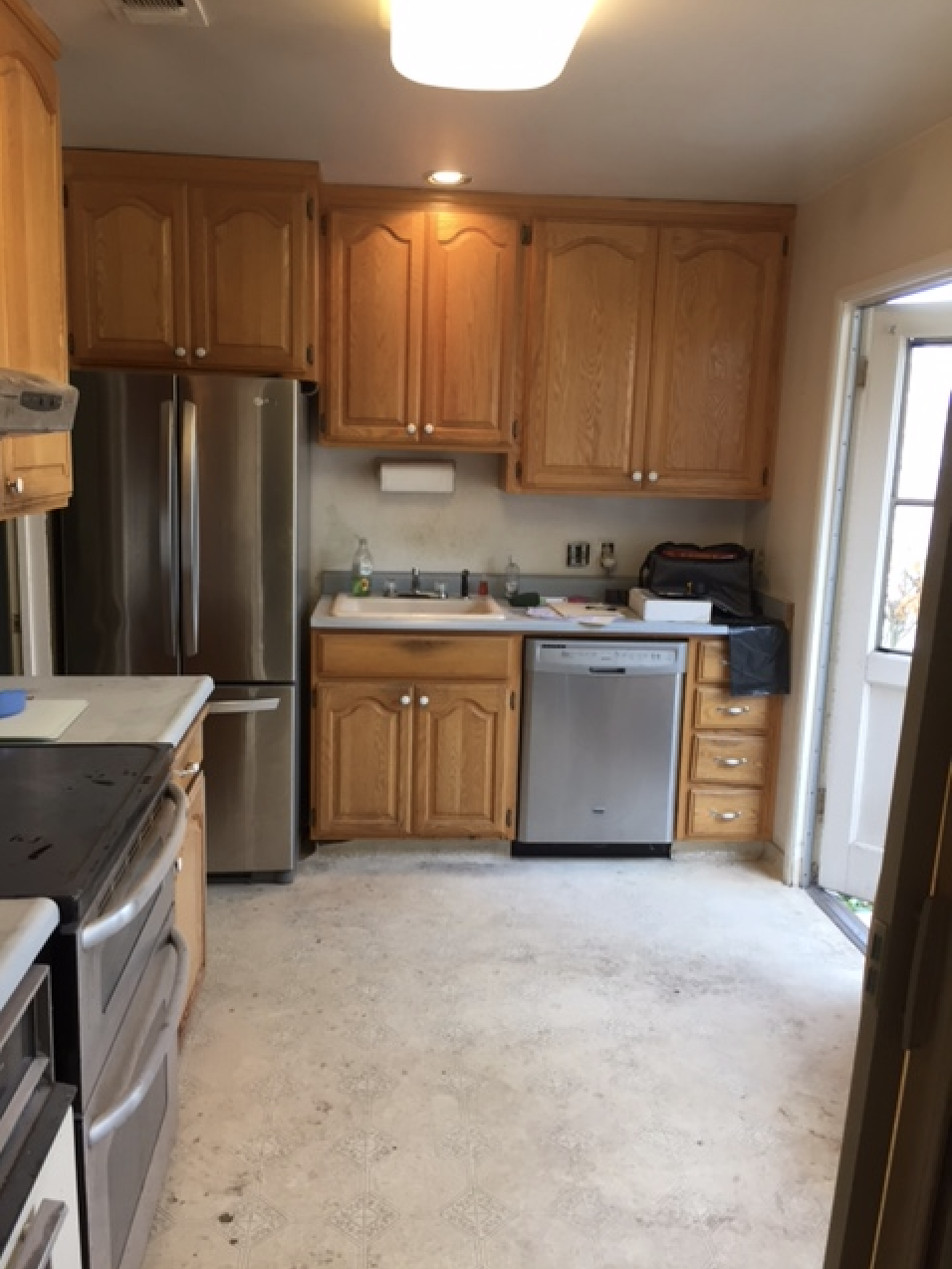  kitchen renovation before photo Stockton, CA 