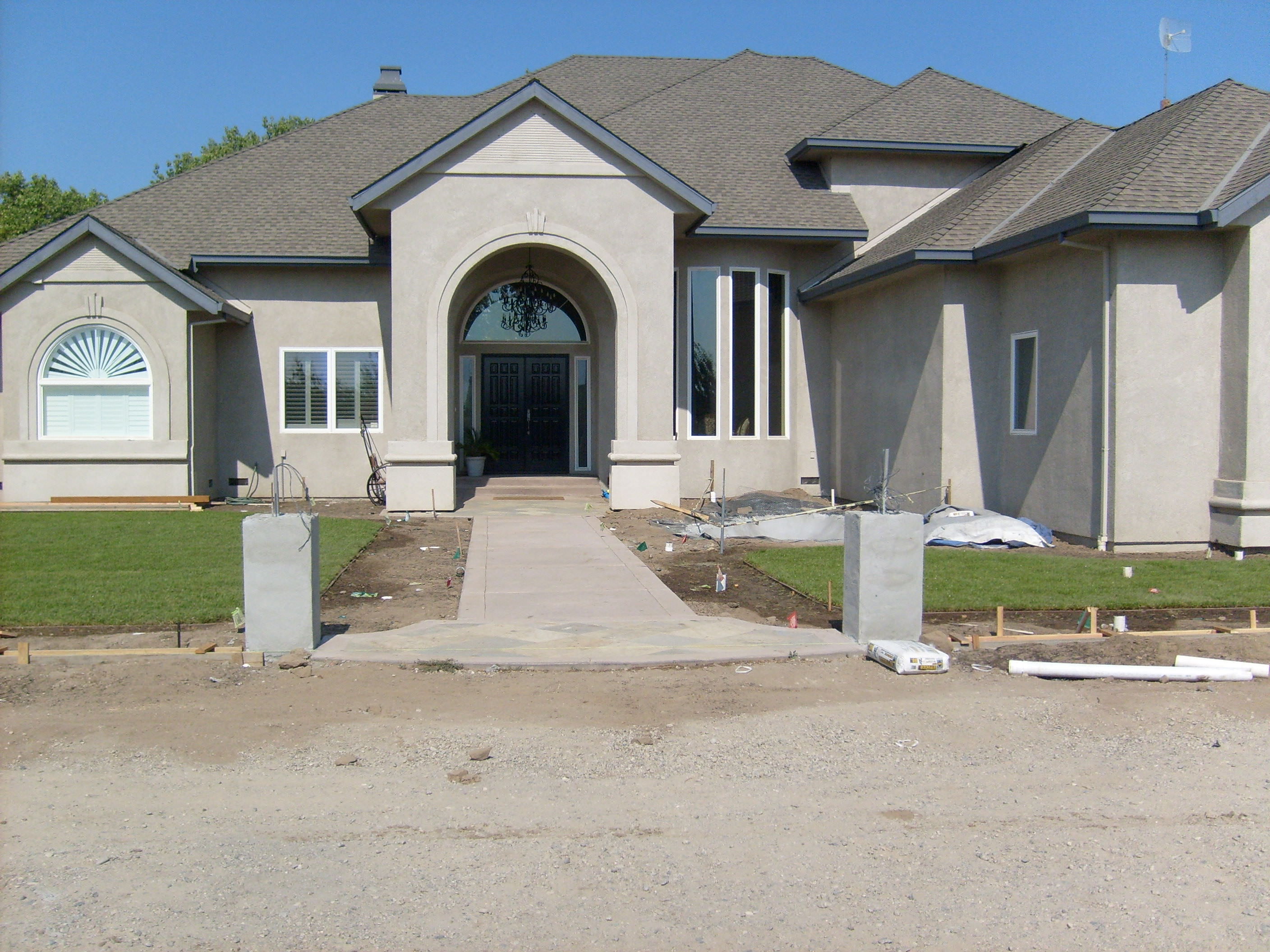   Irrigation, mini water pond, sod, plants, pillars and concrete Modesto, CA 