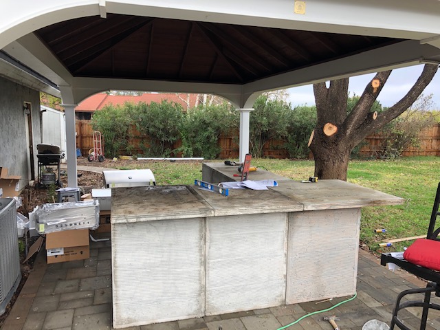  outdoor kitchen project, Stockton, CA' 