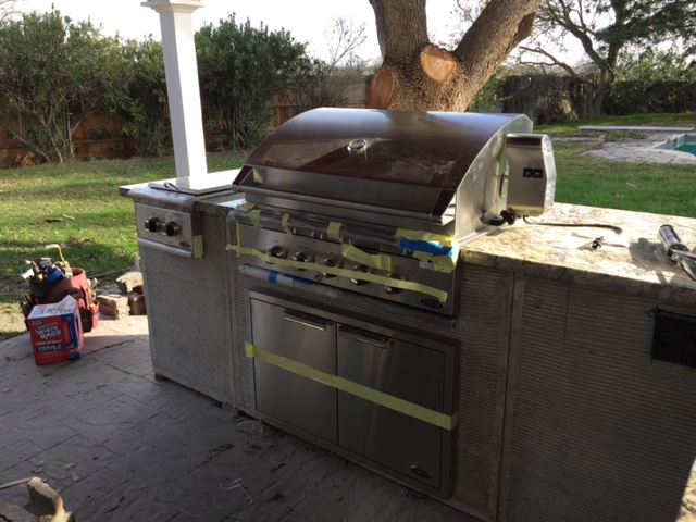  outdoor kitchen project, Stockton, CA' 