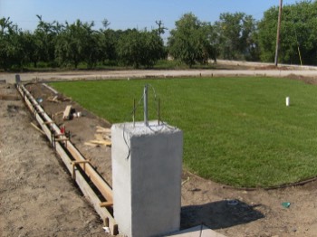   Irrigation, mini water pond, sod, plants, pillars and concrete Modesto, CA 