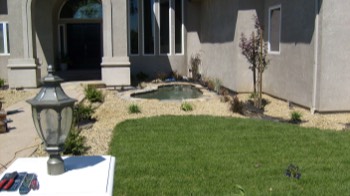   Irrigation, mini water pond, sod, plants, pillars and concrete Modesto, CA 