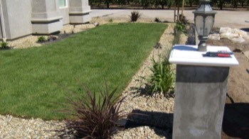   Irrigation, mini water pond, sod, plants, pillars and concrete Modesto, CA 