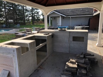  outdoor kitchen project, Stockton, CA' 