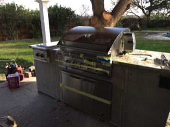  outdoor kitchen project, Stockton, CA' 